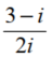 Perform the indicated operation. Write answers in the form a + bi. - 