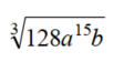 Raise to the power or find the root. Assume that all variables represent positive real numbers. Write with only positive exponents - 
