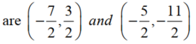 Perform the indicated operation and simplify. Write the result in the form a + bi. -Find the midpoint of the line segment whose endpoints  