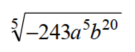 Raise to the power or find the root. Assume that all variables represent positive numbers. Write your answers using only positive exponents. - 