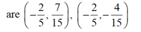 Solve. -Find the midpoint of the line segment whose endpoints  