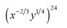 Raise to the power or find the root. Assume that all variables represent positive numbers. Write your answers using only positive exponents. - 