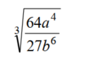 Simplify. Assume that all variables represent positive numbers. - 