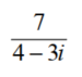 Perform the indicated operation and simplify. Write the result in the form a + bi. - 