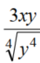 Raise to the power or find the root. Assume that all variables represent positive numbers. Write your answers using only positive exponents. - 