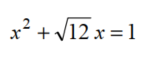 Solve. -