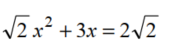 Solve. -
