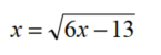 Solve. -