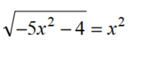 Solve. -