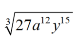 Raise to the power or take the root. Assume that all variables represent positive numbers. Write your answer using only positive exponents. - 