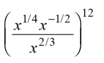 Raise to the power or take the root. Assume that all variables represent positive numbers. Write your answer using only positive exponents. - 
