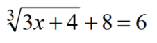 Solve each equation. - 