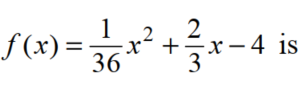 Solve -The minimum value of    A)  -4 B)  -6 C)  -12 D)  -8