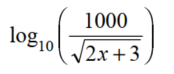 Write each expression as a sum or difference of multiples of logarithms. - 