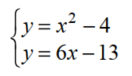 Solve each nonlinear system of equations. - 