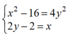 Solve each nonlinear system of equations. - 