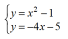 Solve each nonlinear system of equations. - 