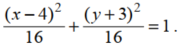 Identify whether each equation, when graphed, will be a parabola, circle, ellipse, or hyperbola. - 