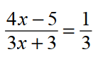Evaluate each expression when m = 3, n = 1, and p = -2. -Solve for x:    A)  {6} B)  {-3} C)  {2} D)  {4}