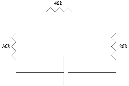 Consider the following circuit:    -Please find the effective resistance of the circuit.