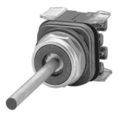 ‪   -The device pictured above is a __________ type. A)  Toggle switch B)  Selector switch C)  Pointer switch D)  Wobble stick switch E)  None of the above