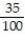 The table below represents a random sample of the number of deaths per 100 cases for a certain illness over time. If a person infected with this illness is randomly selected from all infected people, find the probability that the person lives 3-4 years after diagnosis. Express your answer as a simplified fraction and as a decimal.   A)    ; 0.058 B)    ; 0.538 C)    ; 0.35 D)    ; 0.029