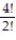 Evaluate. -  A)  2! B)  4 C)  12 D)   
