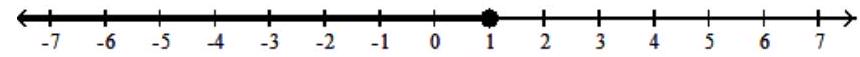  Solve the inequality. Graph your solution on a number line, and write your solution in interval notation - |7-2 x| \leq 9    A)   [-1,8]    B)   \varnothing    C)   (-\infty,-1] \cup[8, \infty)     D)   [-8,1]    