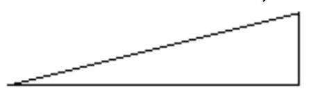  A motorcycle daredevil is planning a stunt to perform at a county fair. A ramp must be built to give him a  20 \%  grade, or slope. If the vertical height at the end of the ramp must be  11 \mathrm{ft}  to assure that the stunt is a success, what must be the length of the horizontal run?   A)   55 \mathrm{ft}  B)   198 \mathrm{ft}  C)   1.98 \mathrm{ft}  D)   11 \mathrm{ft}