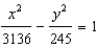 <strong>For all the hyperbolas in these questions the center of the hyperbola is (0, 0) . -For the hyperbola write the equations of the asymptotes.</strong> A) B) C) D) E) None of these