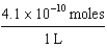 <strong>The pH of a solution is 9.4. Find the hydronium ion concentration in moles per liter. Use scientific notation and round the mantissa to the nearest tenth.</strong> A) B) C) D) E) none of these