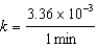 The original amount of methylacetate is   and   . Find the amount of methylacetate left after 45 minutes. Round to the nearest hundredth. A)    B)    C)    D)    E)  none of these