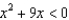 Solve the following quadratic inequalities and write your answer in interval notation. -  A)    B)    C)    D)  no solution E)  None of these