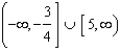 <strong>Solve the following quadratic inequalities and write your answer in interval notation. - </strong> A) B) C) D) E) None of these