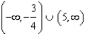 <strong>Solve the following quadratic inequalities and write your answer in interval notation. - </strong> A) B) C) D) E) None of these