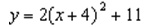 <strong>Change the function so that the graph that represents the function is shifted: -7 units left and 3 units up</strong> A) B) C) D) E) None of these