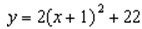 <strong>Change the function so that the graph that represents the function is shifted: -4 units right and 14 units down</strong> A) B) C) D) E) None of these