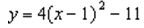 <strong>Change the function so that the graph that represents the function is shifted: -3 units left and 6 units up</strong> A) B) C) D) E) None of these