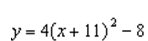 <strong>Change the function so that the graph that represents the function is shifted: -9 units right and 3 units down</strong> A) B) C) D) E) None of these