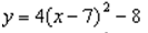 <strong>Change the function so that the graph that represents the function is shifted: -9 units right and 3 units down</strong> A) B) C) D) E) None of these