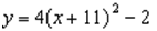 <strong>Change the function so that the graph that represents the function is shifted: -9 units right and 3 units down</strong> A) B) C) D) E) None of these