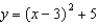 <strong>The value of the leading coefficient, a, is 1. Write the equation of the quadratic function with the vertex </strong> A) B) C) D) E) None of these