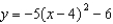 <strong>The value of the leading coefficient, a, is Write the equation of the quadratic function with vertex </strong> A) B) C) D) E) None of these
