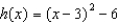 <strong>For the following functions use completing the square to rewrite the function in vertex form. - </strong> A) B) C) D) E) None of these