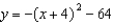 <strong>For the following functions use completing the square to rewrite the function in vertex form. - </strong> A) B) C) D) E) None of these