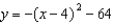 <strong>For the following functions use completing the square to rewrite the function in vertex form. - </strong> A) B) C) D) E) None of these