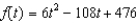 <strong>For the following functions use completing the square to rewrite the function in vertex form. - </strong> A) B) C) D) E) None of these
