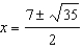 <strong>Solve the following equations using the quadratic formula. - </strong> A) B) C) D) E) None of these