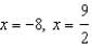 <strong>Solve the following equations by completing the square. - </strong> A) B) C) D) E) None of these