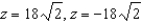 Solve the following equations. -  A)    B)    C)    D)    E)  None of these